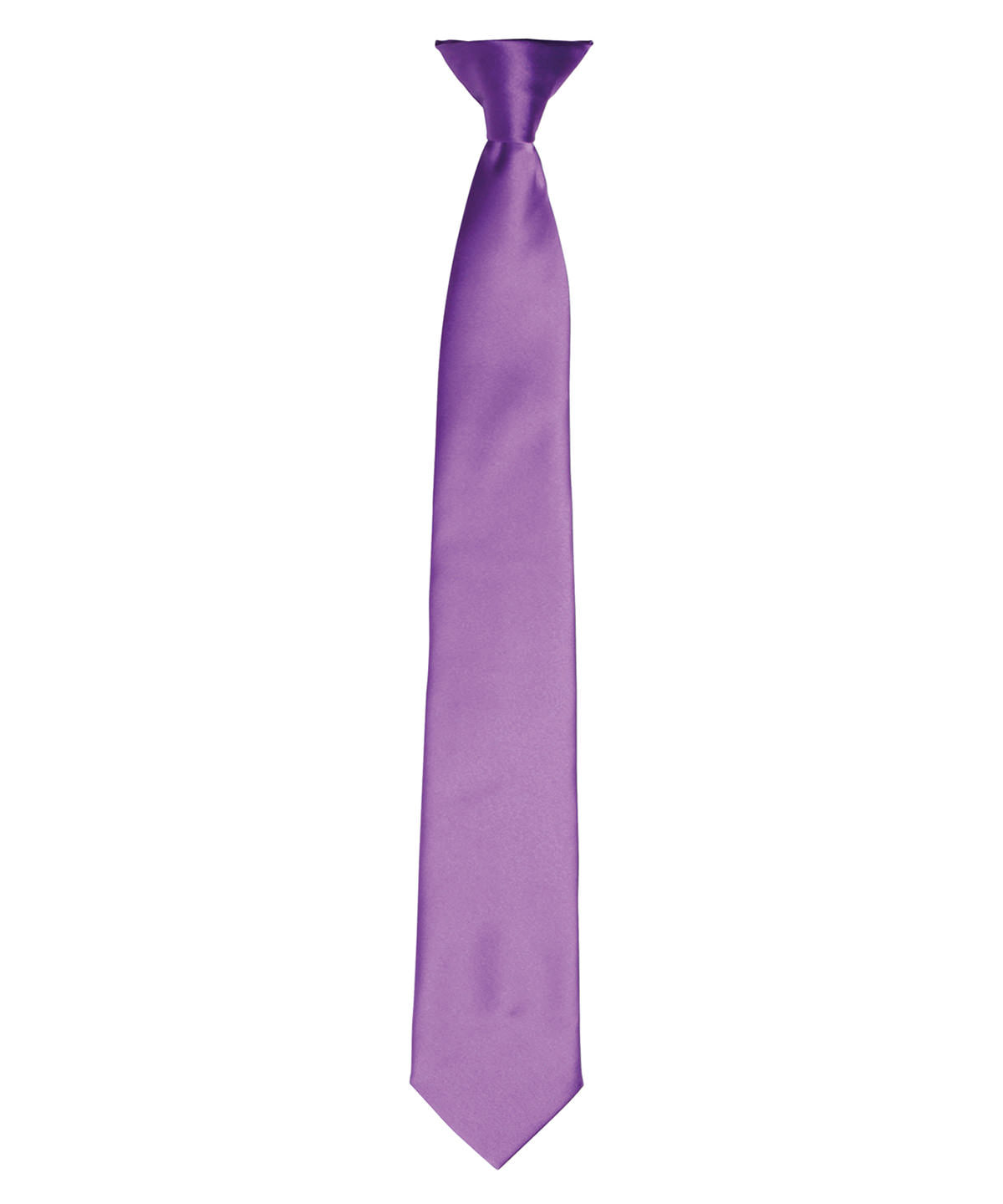PR755  'Colours' satin clip tie