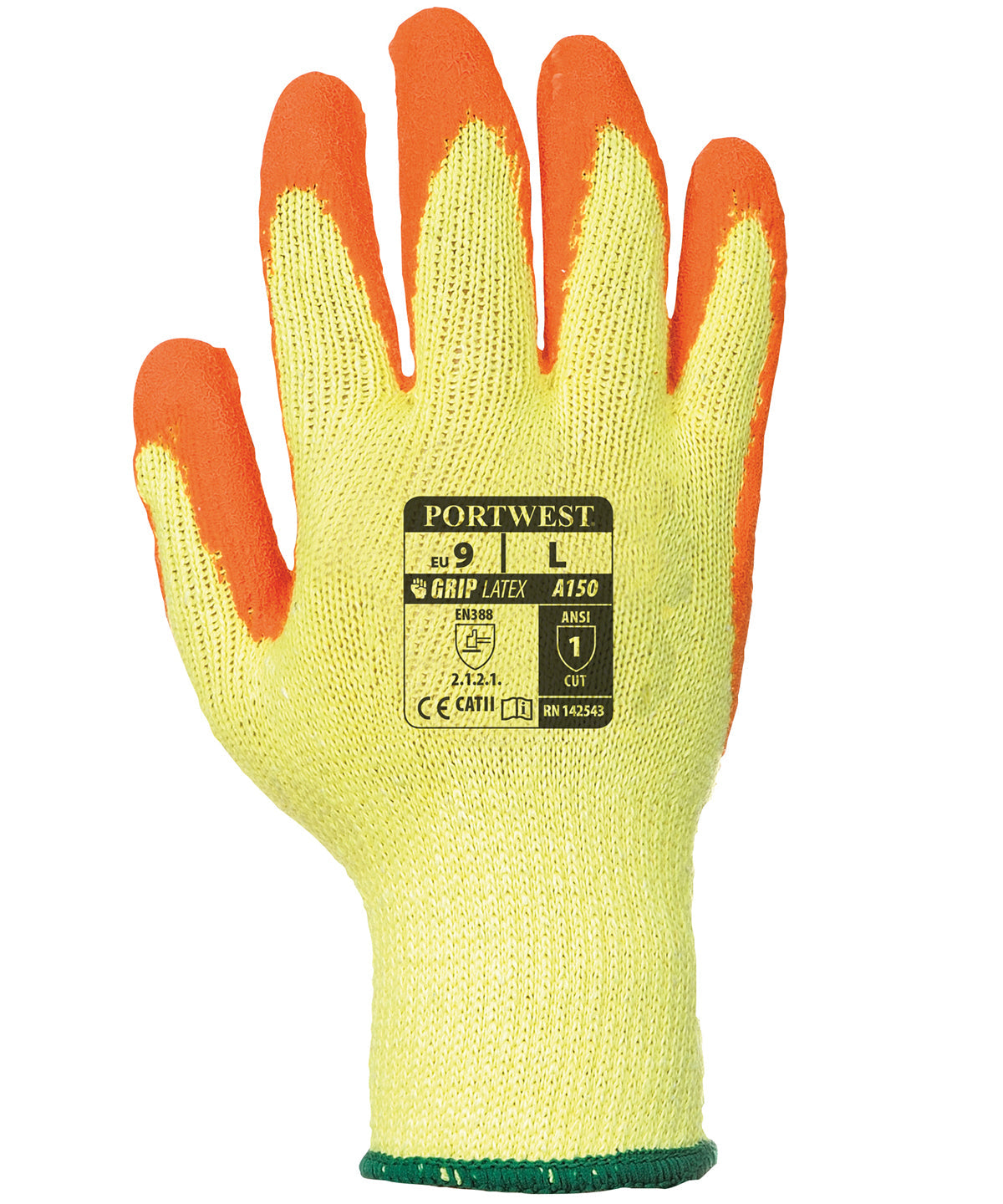 PW072 Classic grip glove - latex (A150)