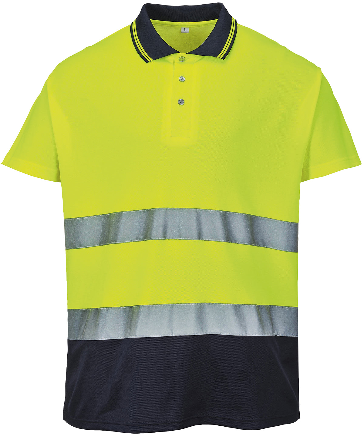 PW110 Two-tone cotton Comfort polo (S174)