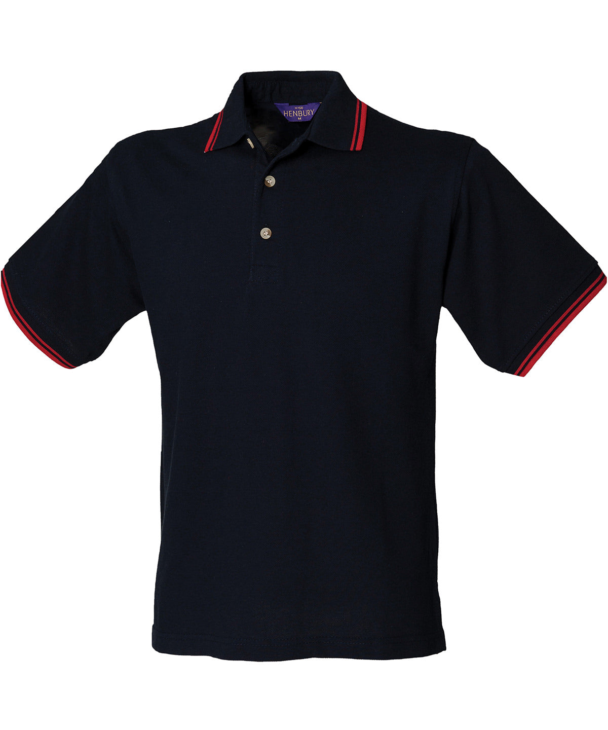 HB150 Double tipped collar and cuff polo shirt