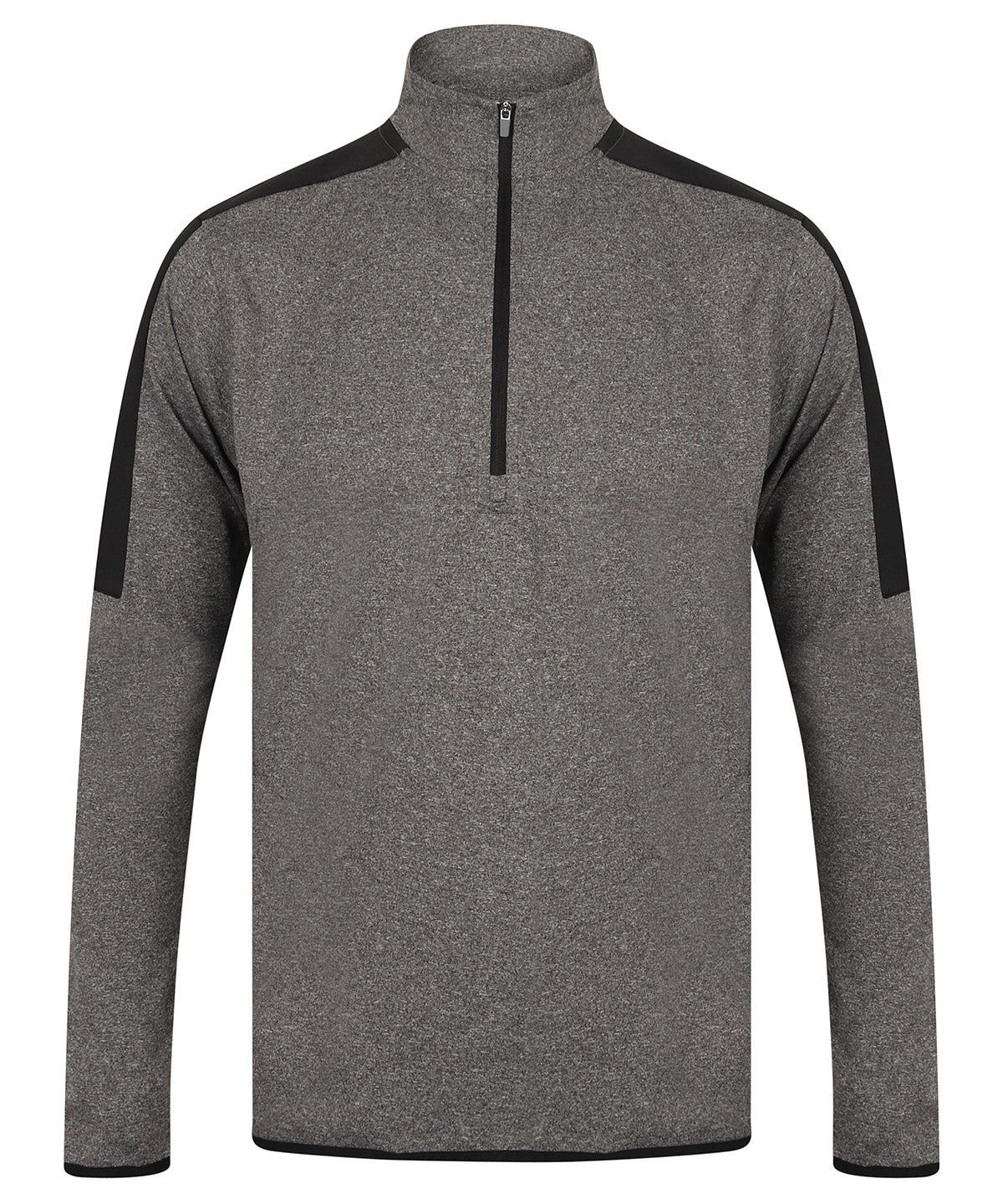 LV571 ¼ zip mid-layer with contrast panelling