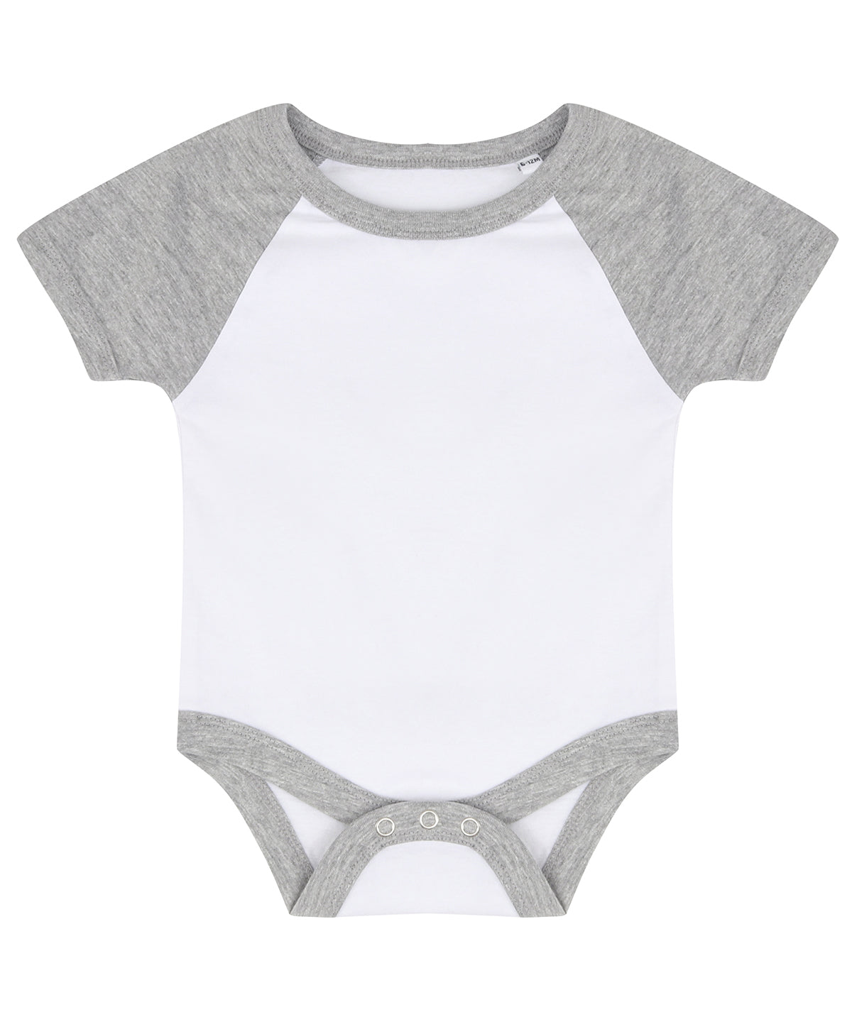 LW502  Essential short-sleeved baseball bodysuit