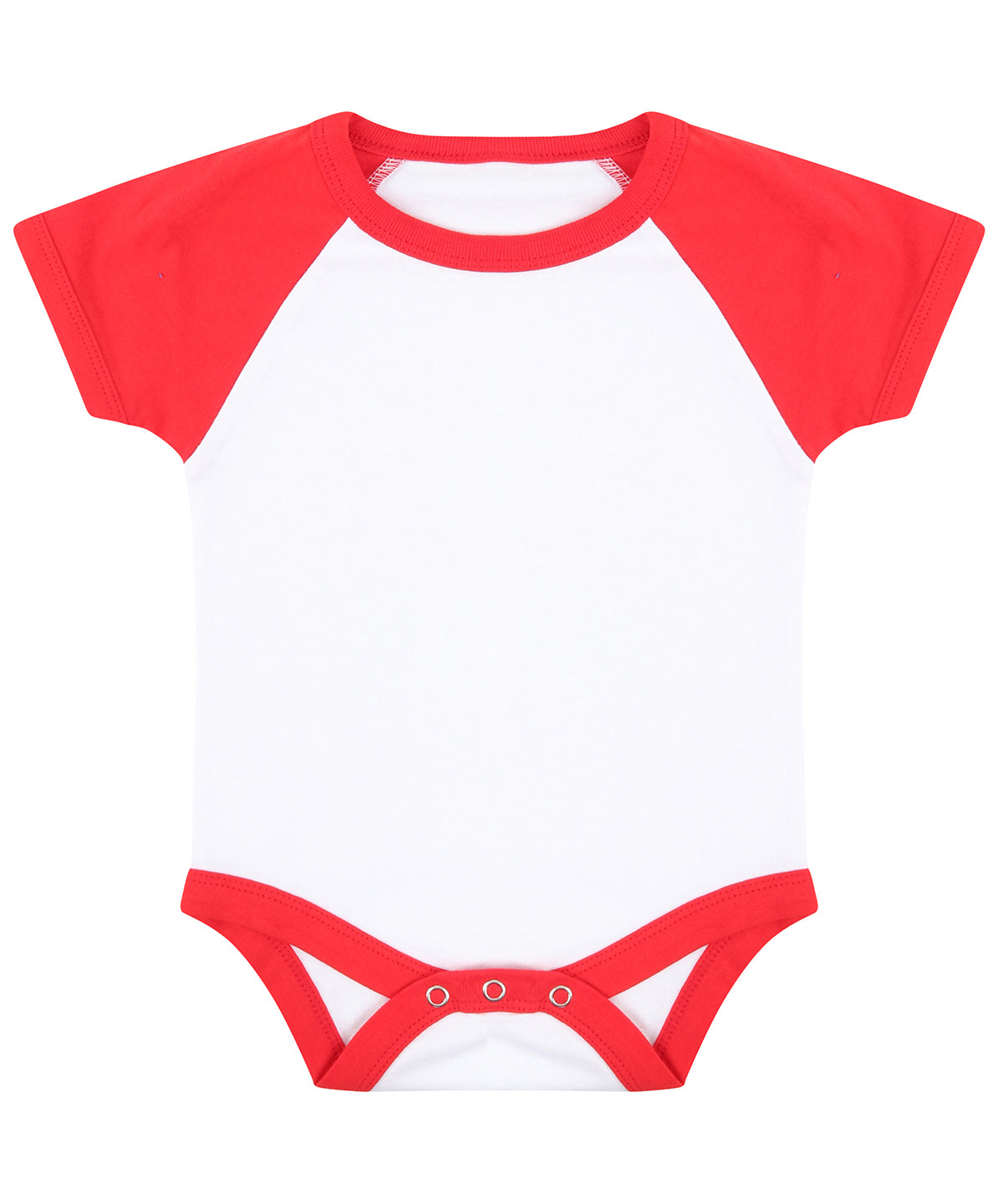 LW502  Essential short-sleeved baseball bodysuit