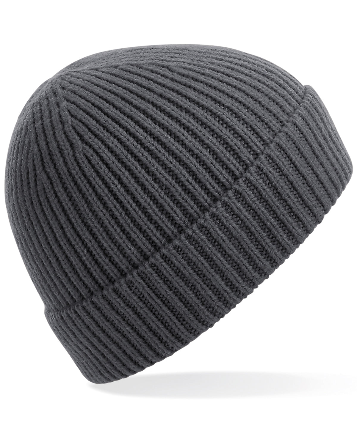 BC380 Engineered knit ribbed beanie
