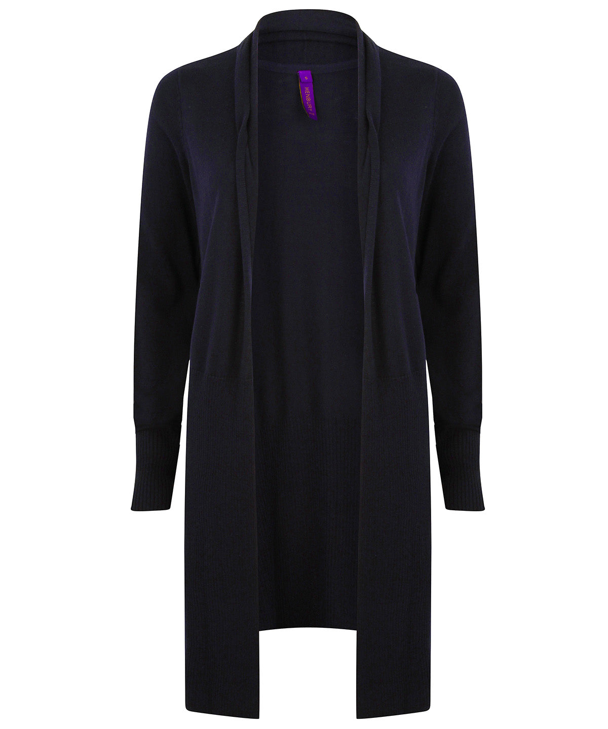 HB719 Women's longline open cardigan
