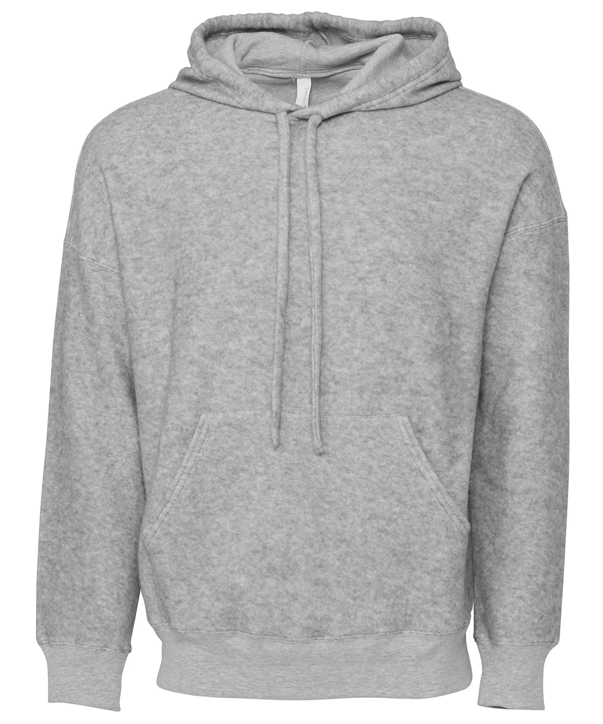 BE130 Unisex sueded fleece pullover hoodie
