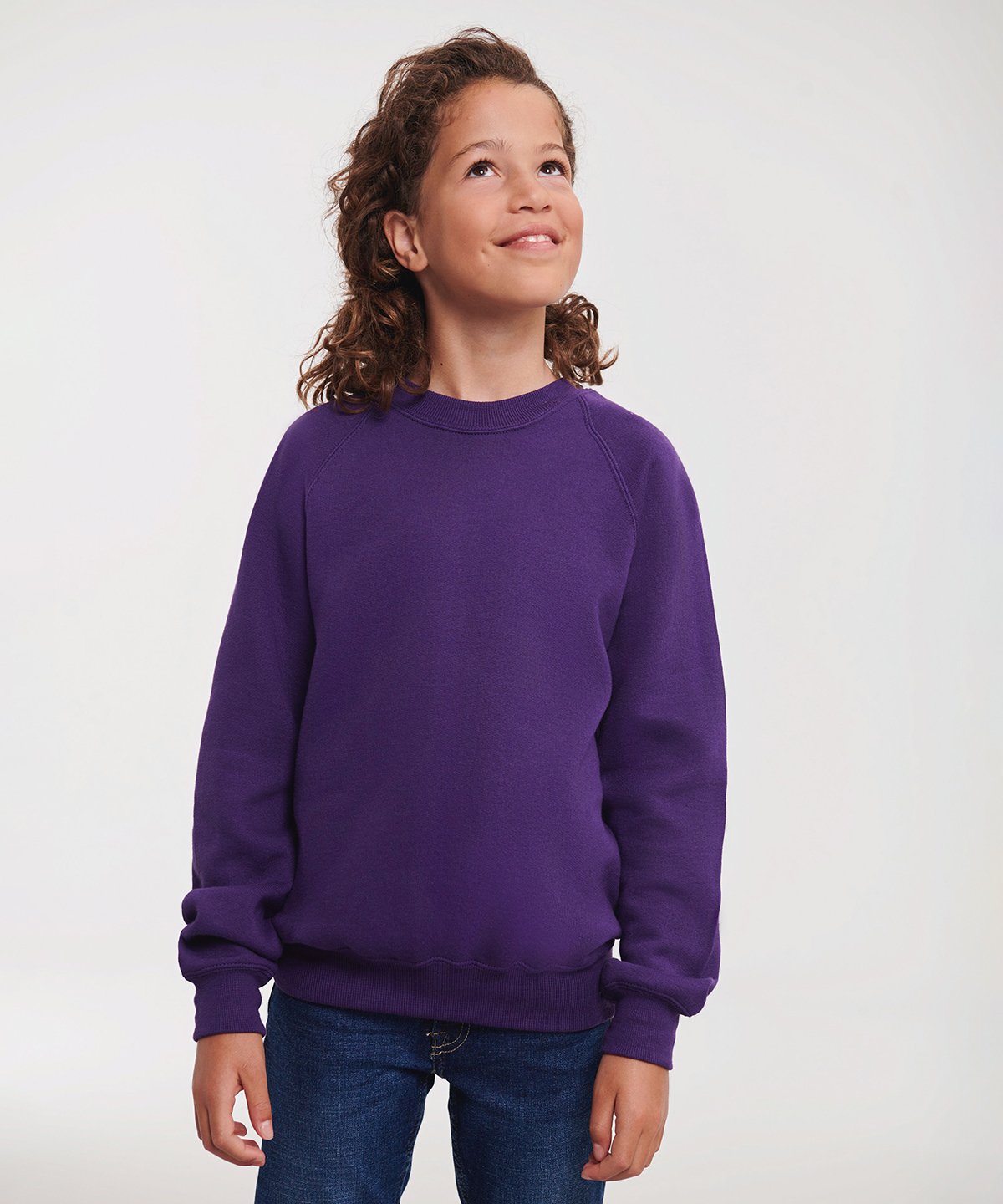 7620B Kids raglan sleeve sweatshirt