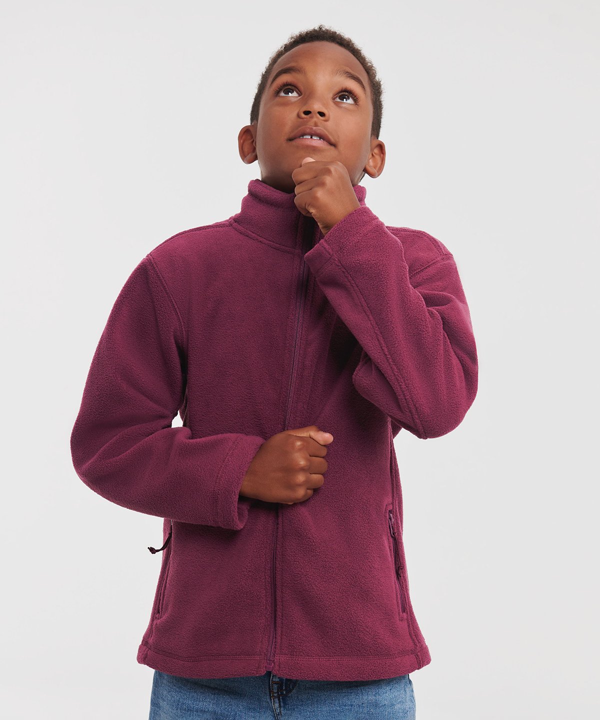 8700B Kids full-zip outdoor fleece