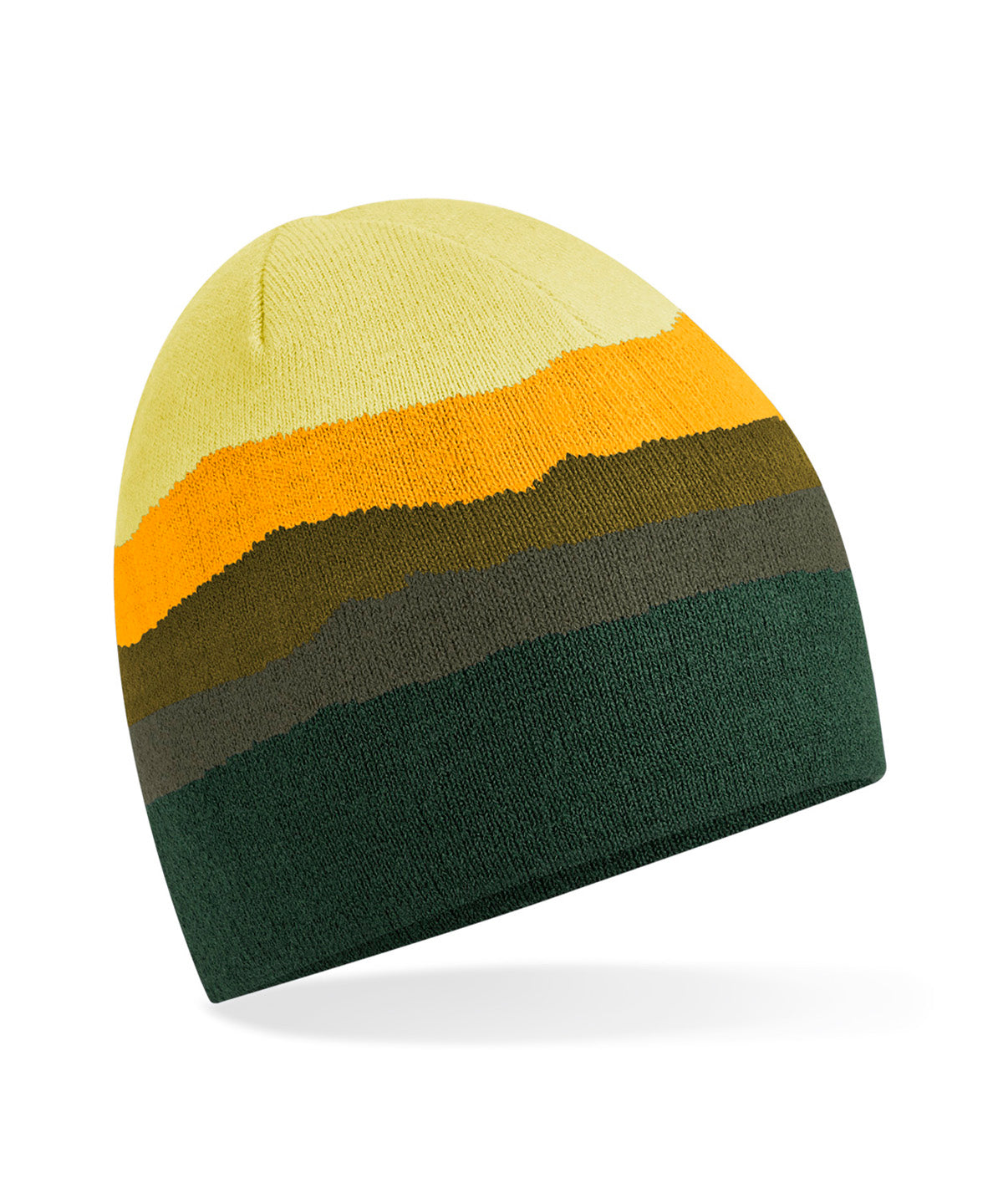 B394R Mountain peaks pull-on beanie