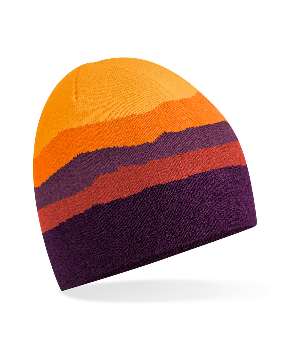 B394R Mountain peaks pull-on beanie