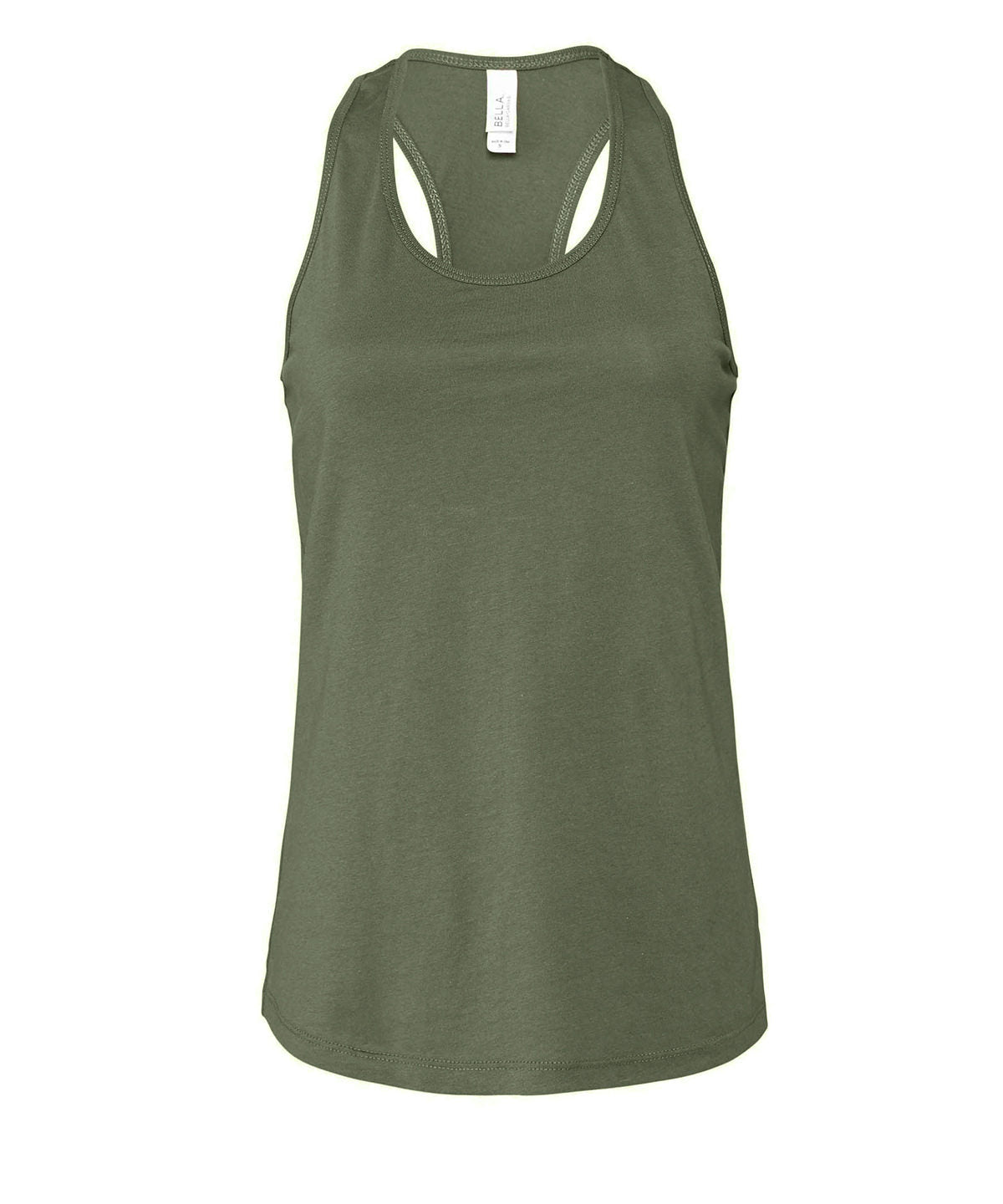 BE054  Women's Jersey racer back tank