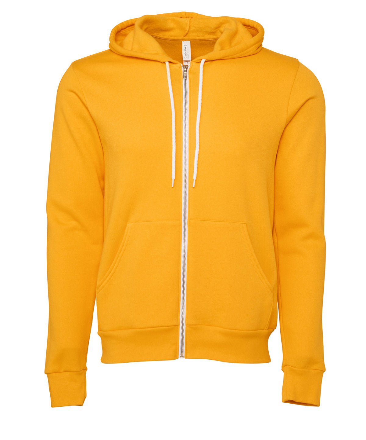 BE106 Unisex polycotton fleece full-zip hoodie