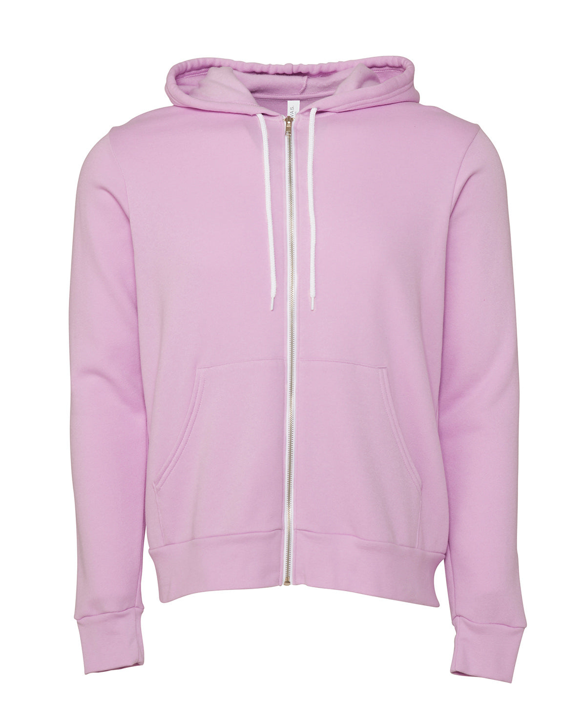 BE106 Unisex polycotton fleece full-zip hoodie