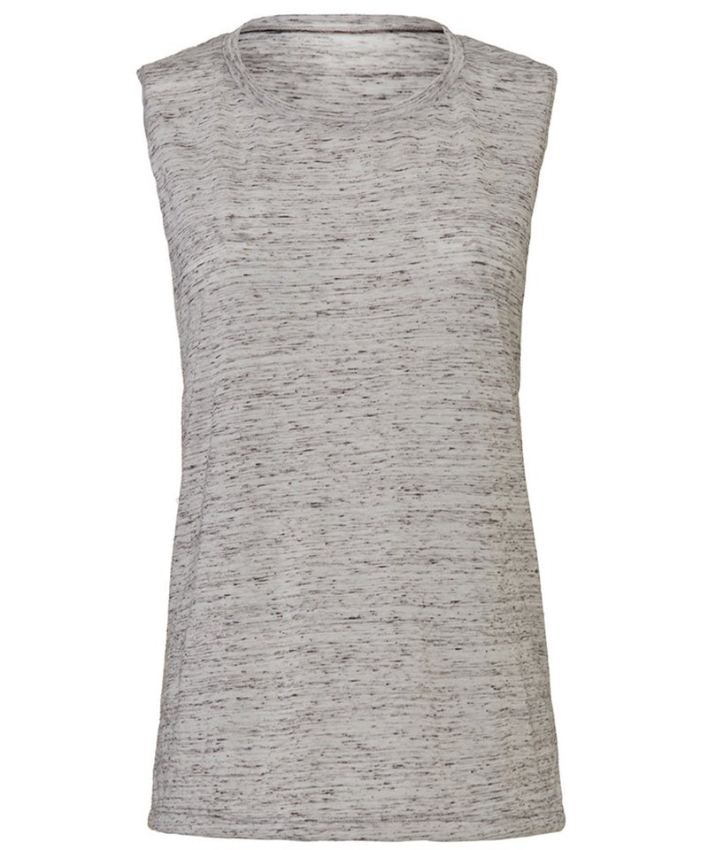 BE114 Flowy scoop muscle t-shirt