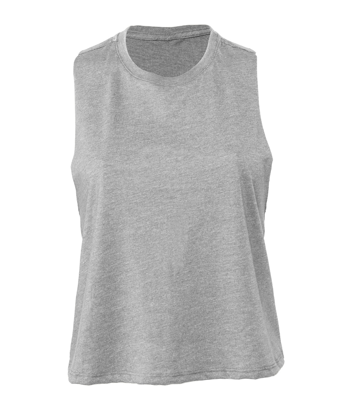 BE127 - Women's racerback cropped tank