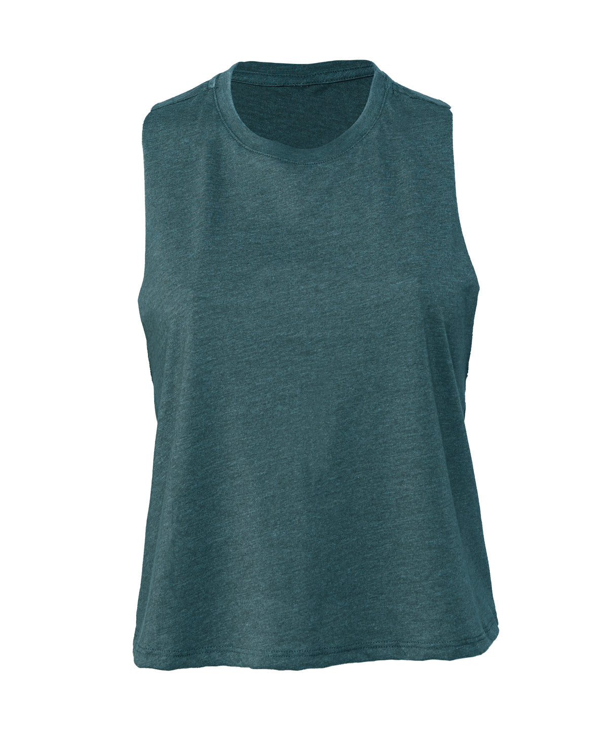 BE127 - Women's racerback cropped tank