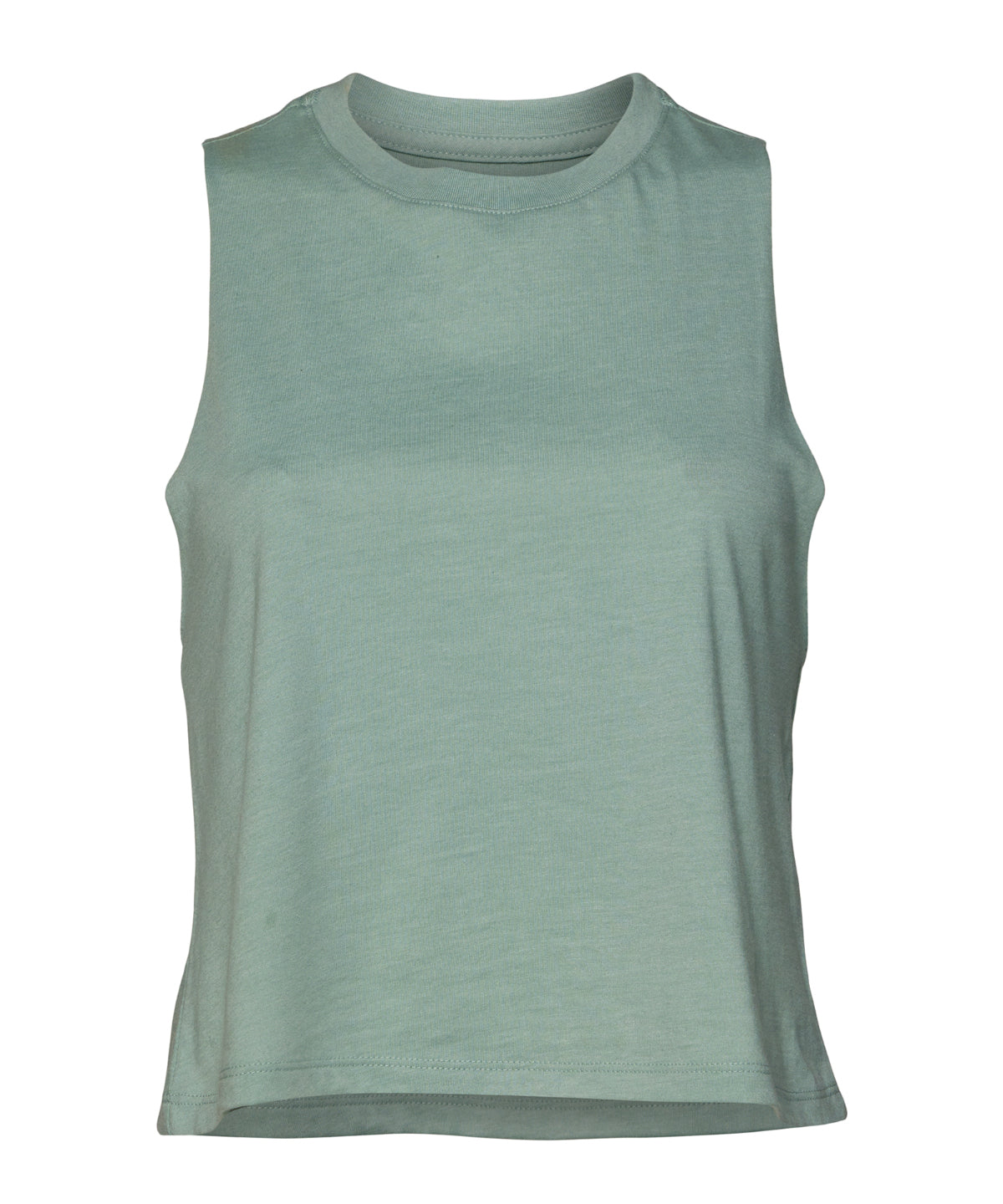 BE127 - Women's racerback cropped tank