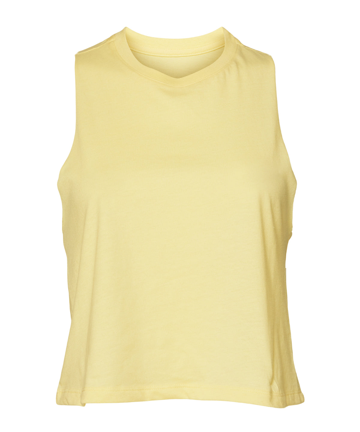 BE127 - Women's racerback cropped tank