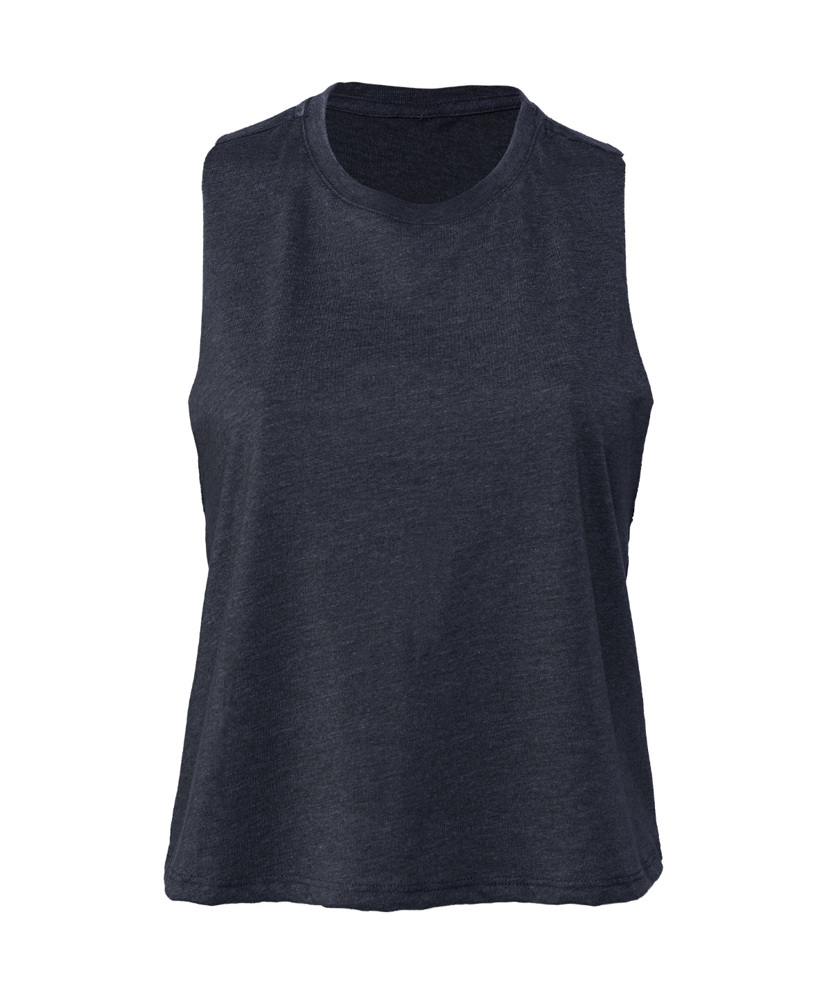 BE127 - Women's racerback cropped tank