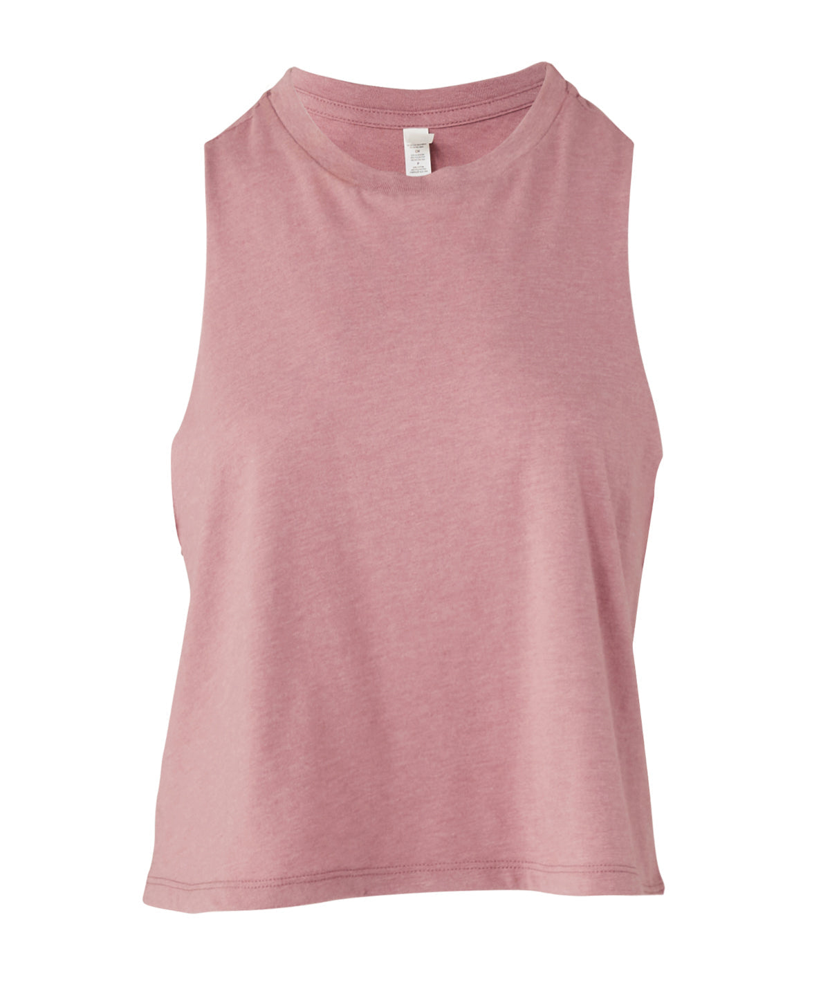 BE127 - Women's racerback cropped tank