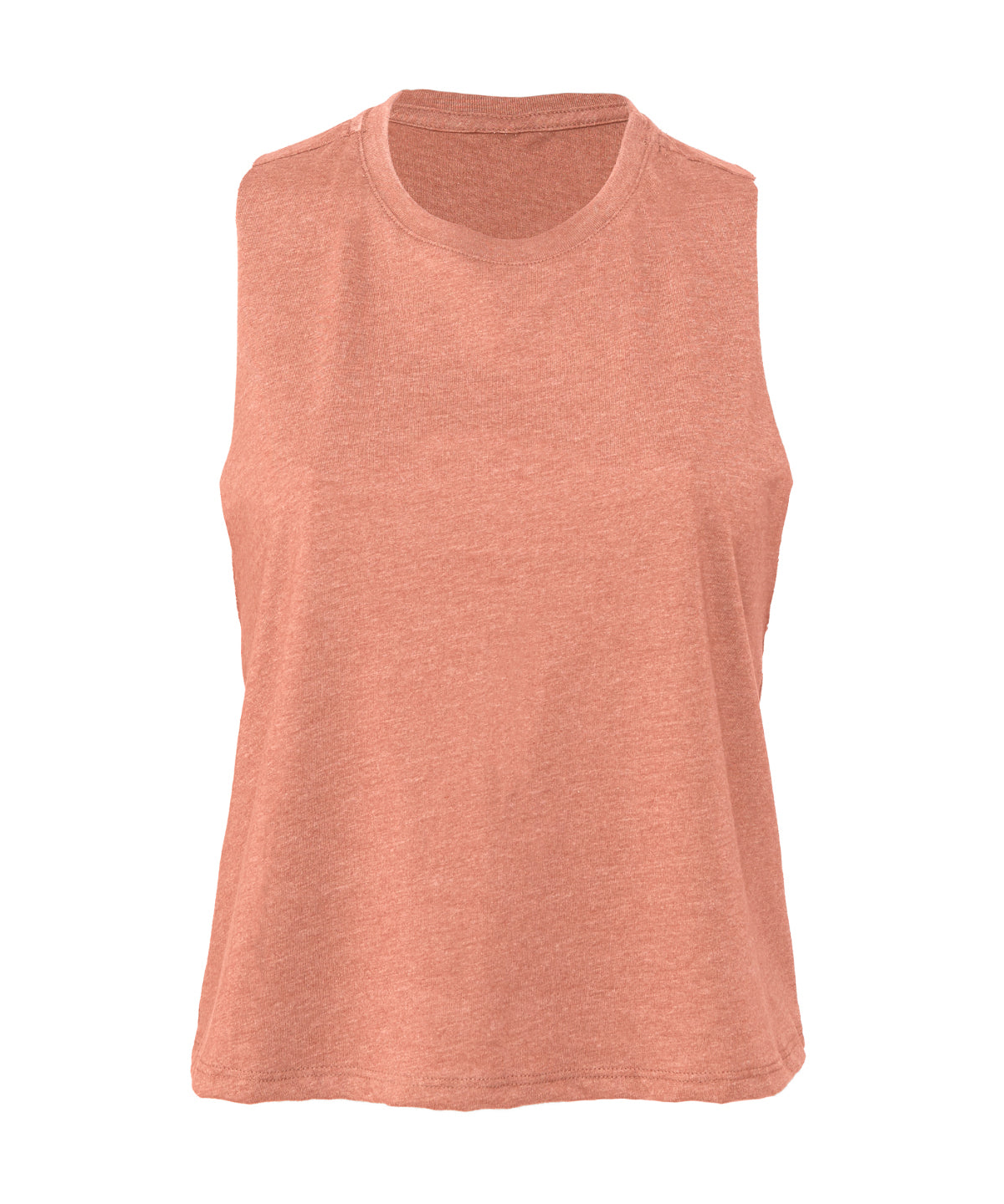BE127 - Women's racerback cropped tank