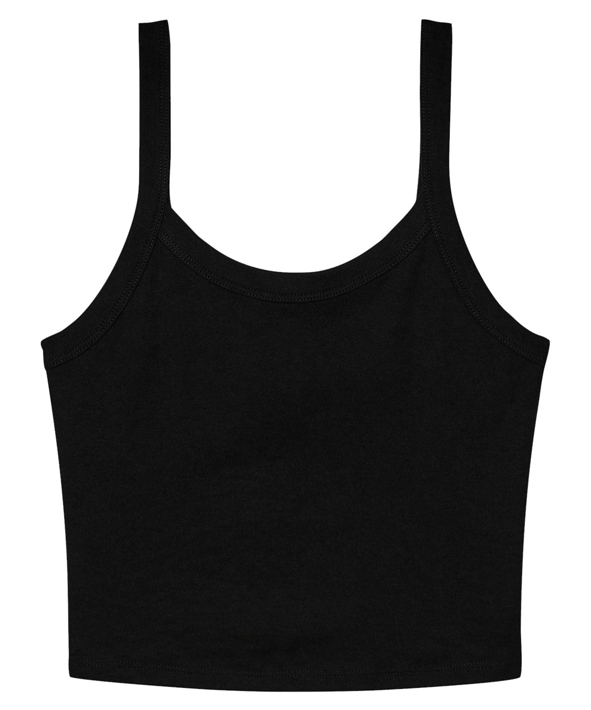 BE139  Women's micro rib spaghetti strap tank