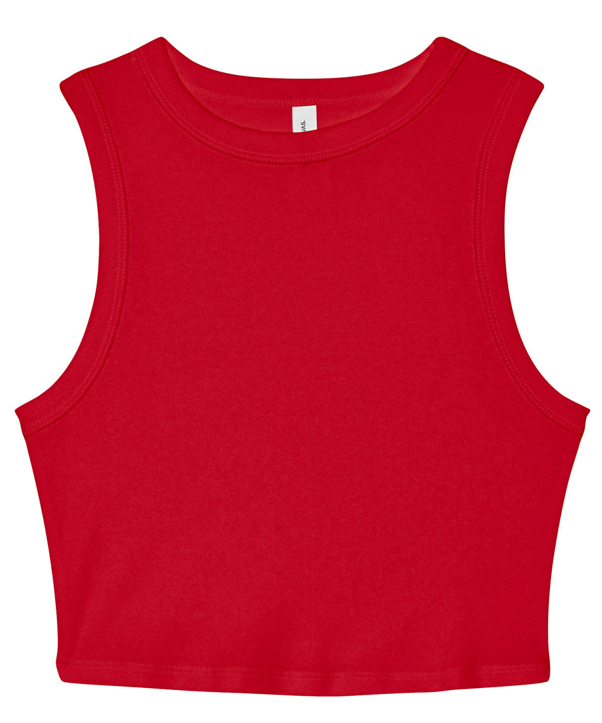 BE140  Women's micro rib muscle crop tank