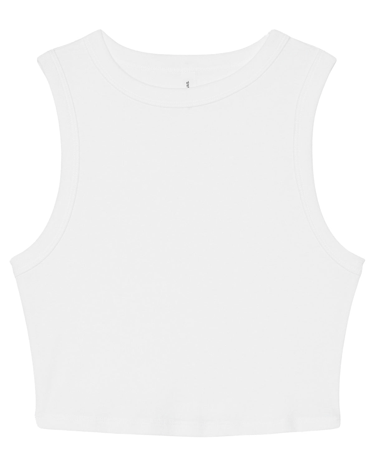 BE140  Women's micro rib muscle crop tank