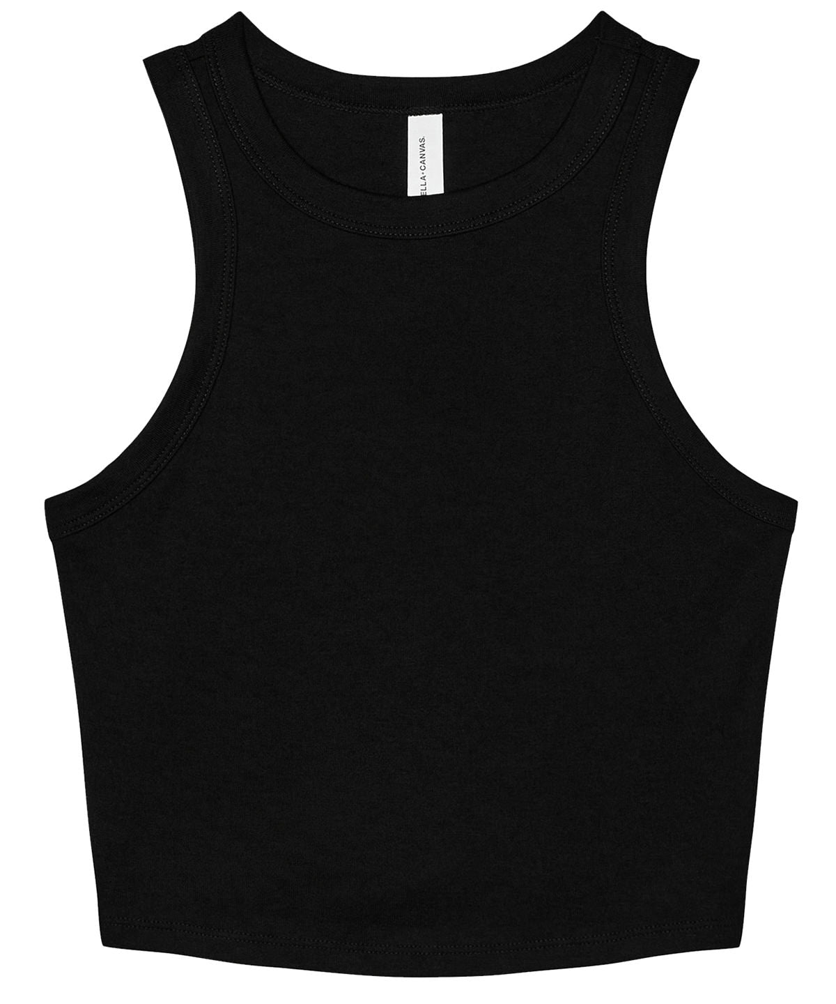 BE141  Women's micro rib racer tank