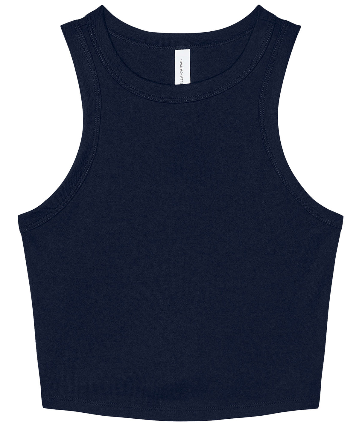 BE141  Women's micro rib racer tank