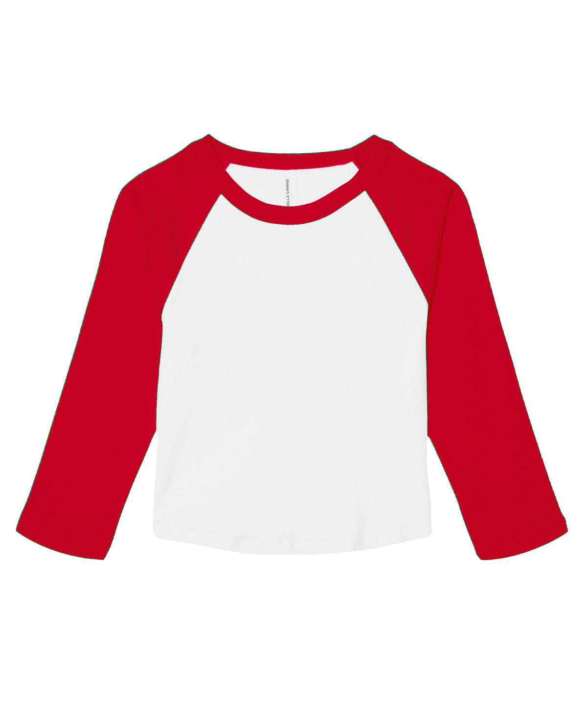 BE142  Women's micro rib 3/4 raglan baby t-shirt