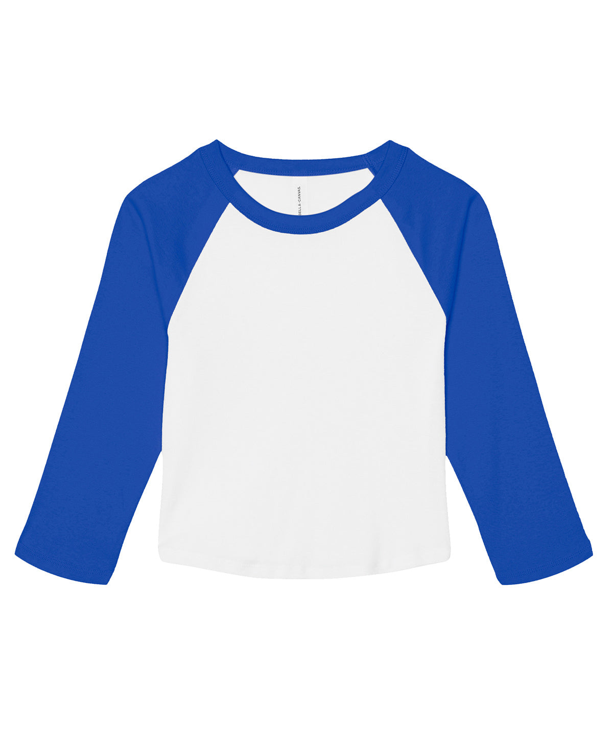 BE142  Women's micro rib 3/4 raglan baby t-shirt