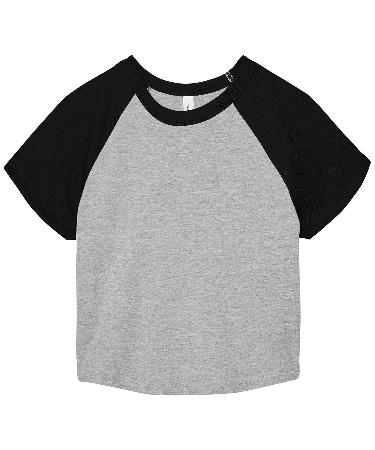 BE143  Women's micro rib raglan baby t-shirt