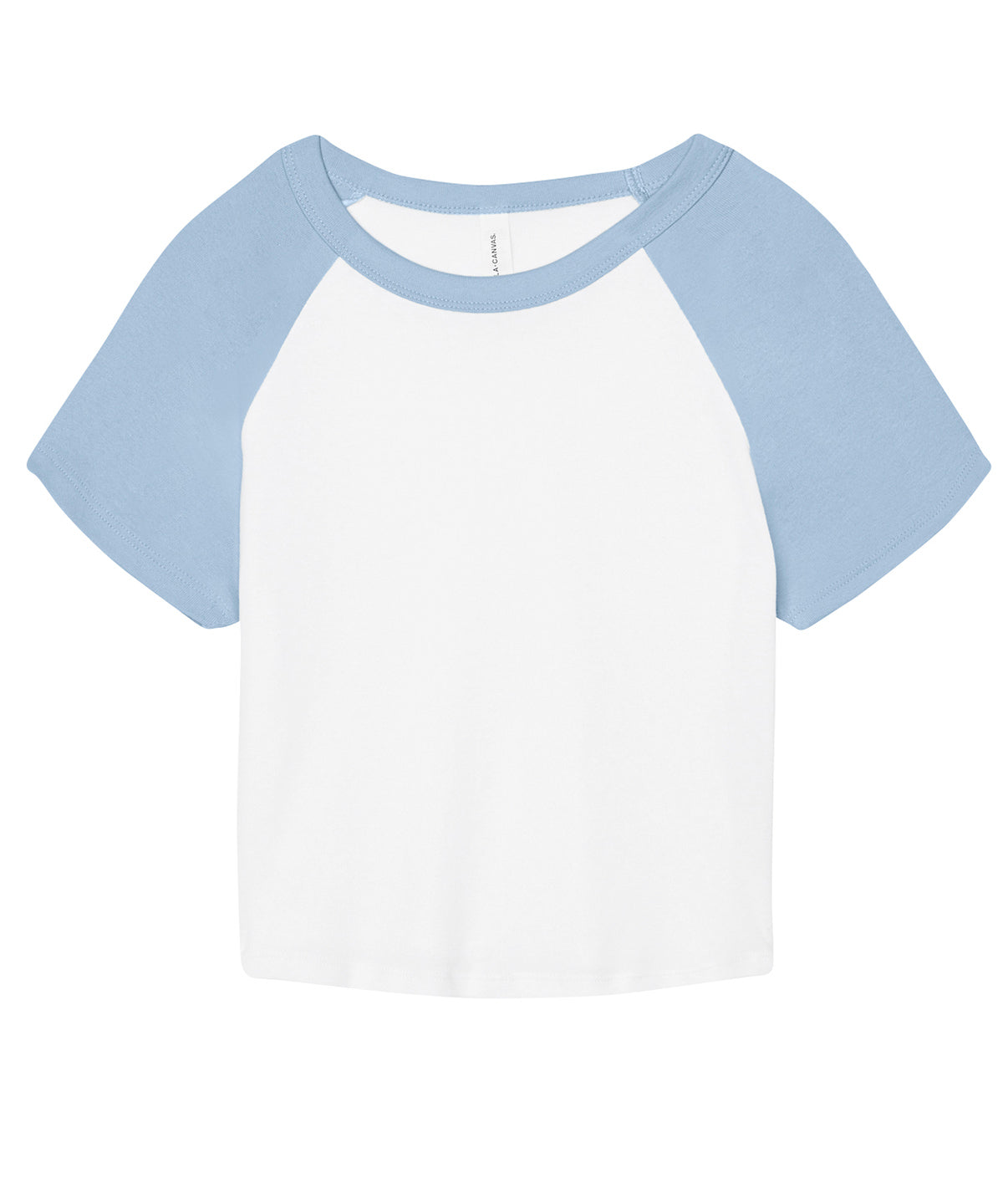 BE143  Women's micro rib raglan baby t-shirt
