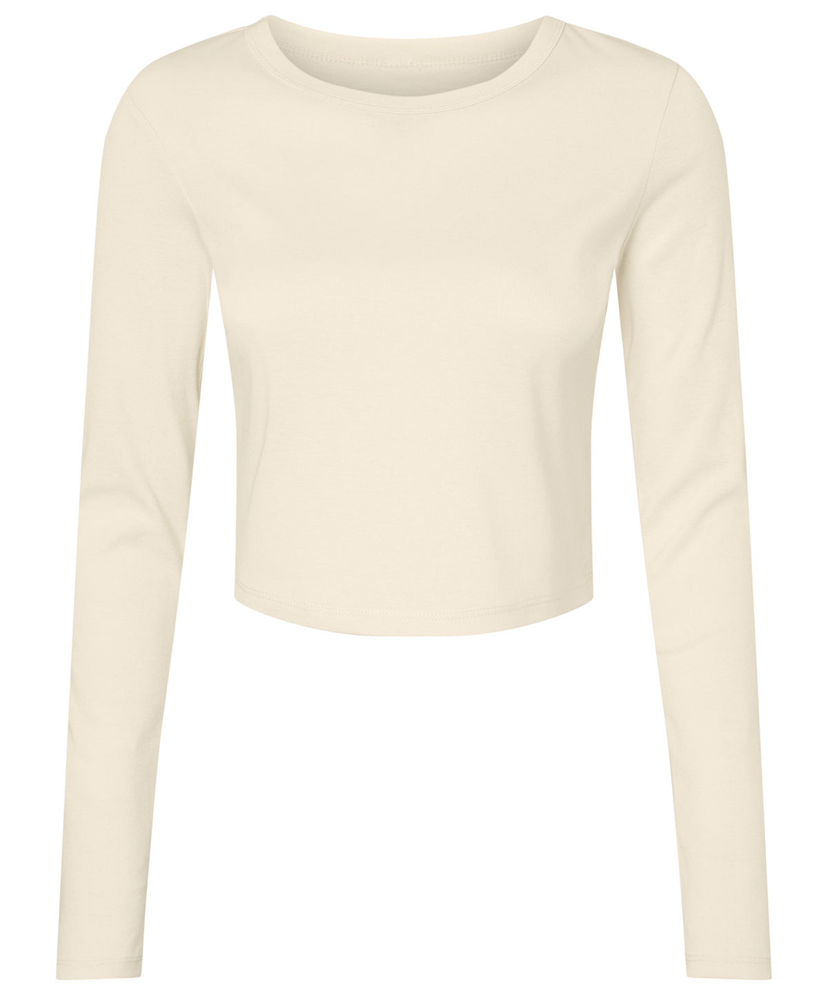 BE144 Women's micro rib long sleeve baby t-shirt