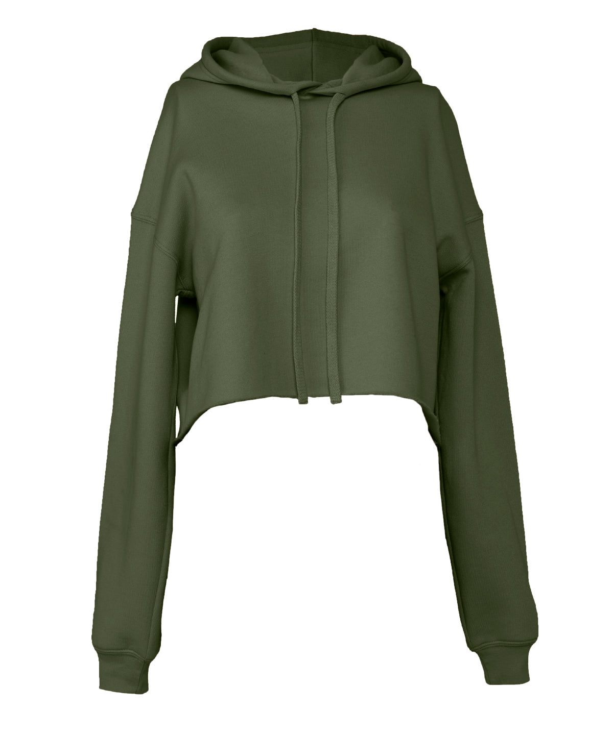 BEE220 Women's cropped fleece hoodie