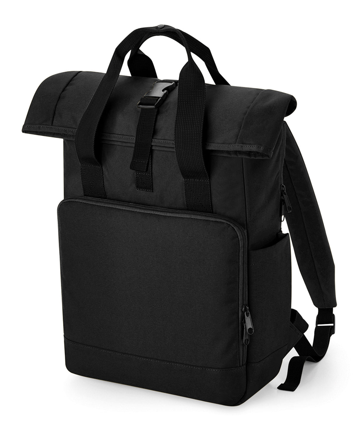 BG18L Recycled twin handle roll-top laptop backpack