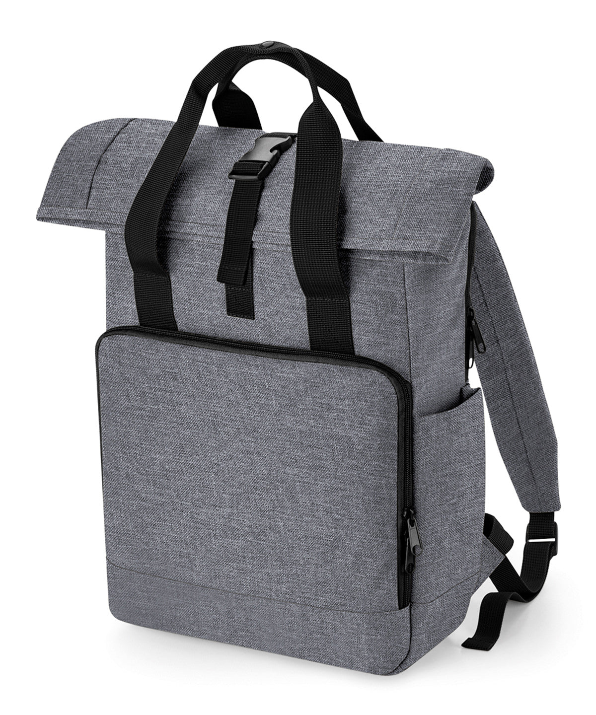BG18L Recycled twin handle roll-top laptop backpack