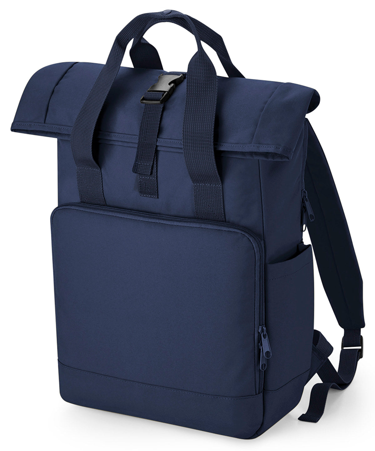 BG18L Recycled twin handle roll-top laptop backpack