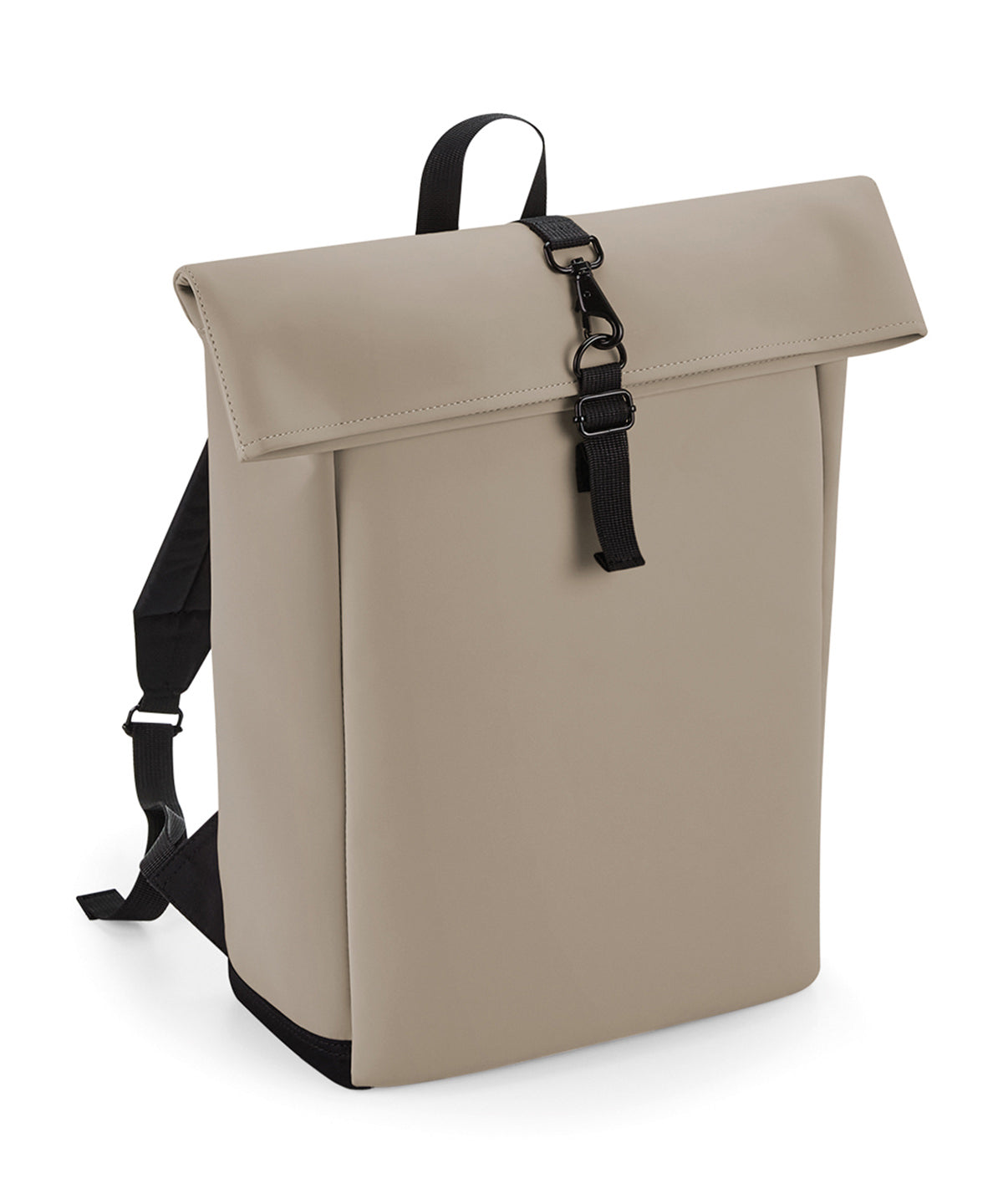 BG335 Matte PU rolltop backpack