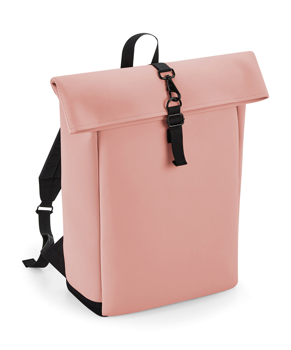 BG335 Matte PU rolltop backpack