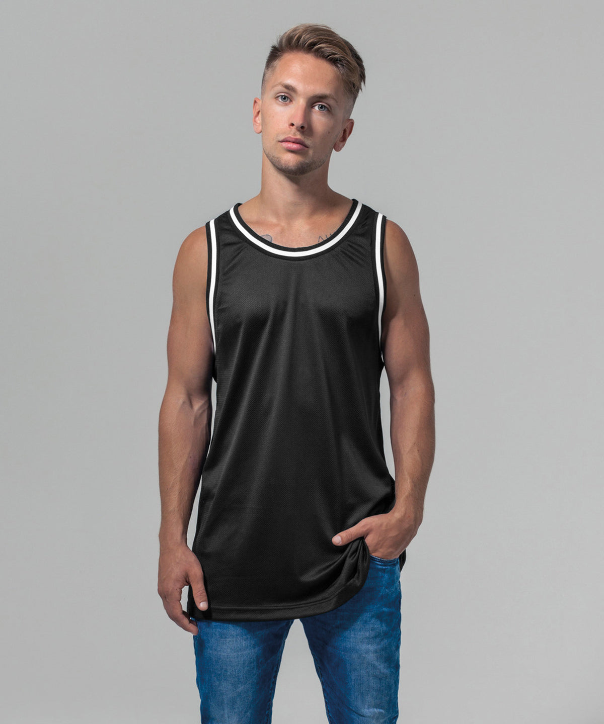 BY009 Mesh tank top