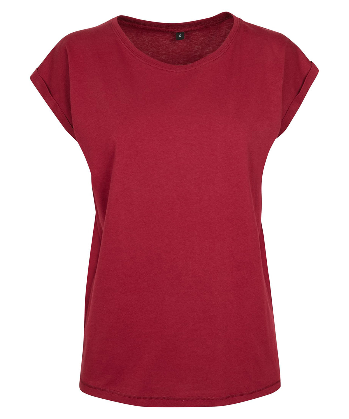 BY021  Women's extended shoulder tee