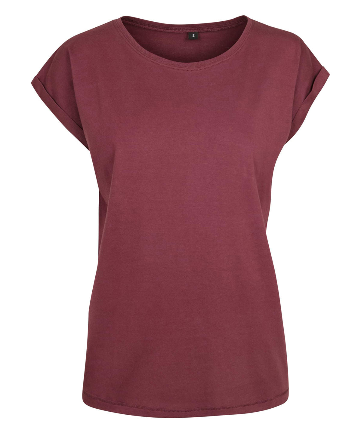 BY021  Women's extended shoulder tee