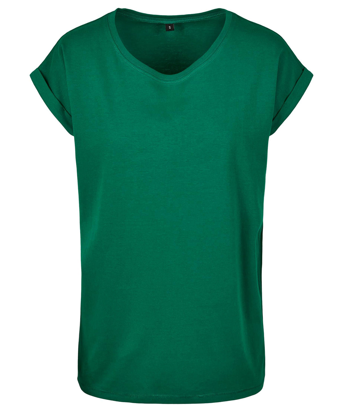 BY021  Women's extended shoulder tee