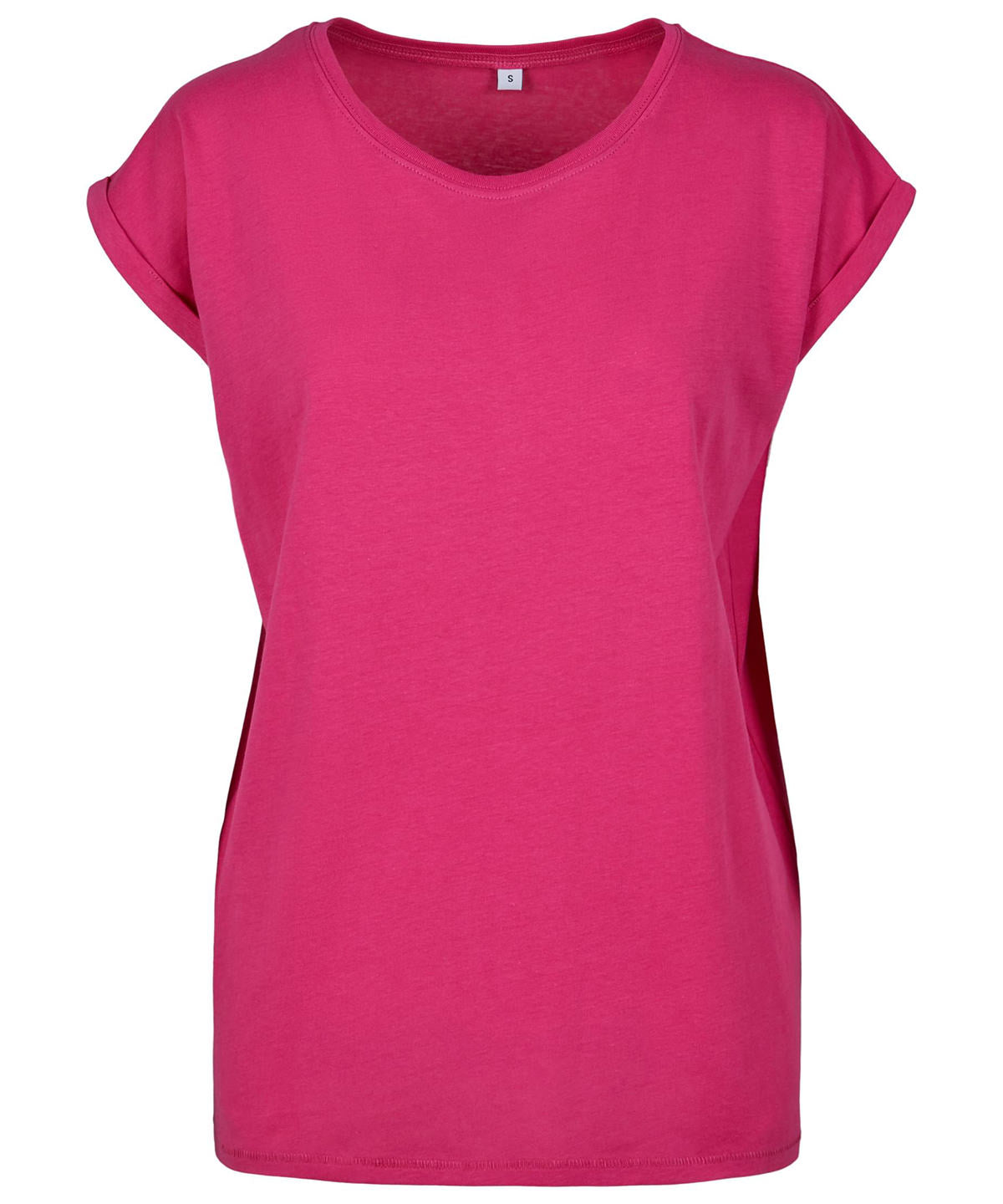 BY021  Women's extended shoulder tee
