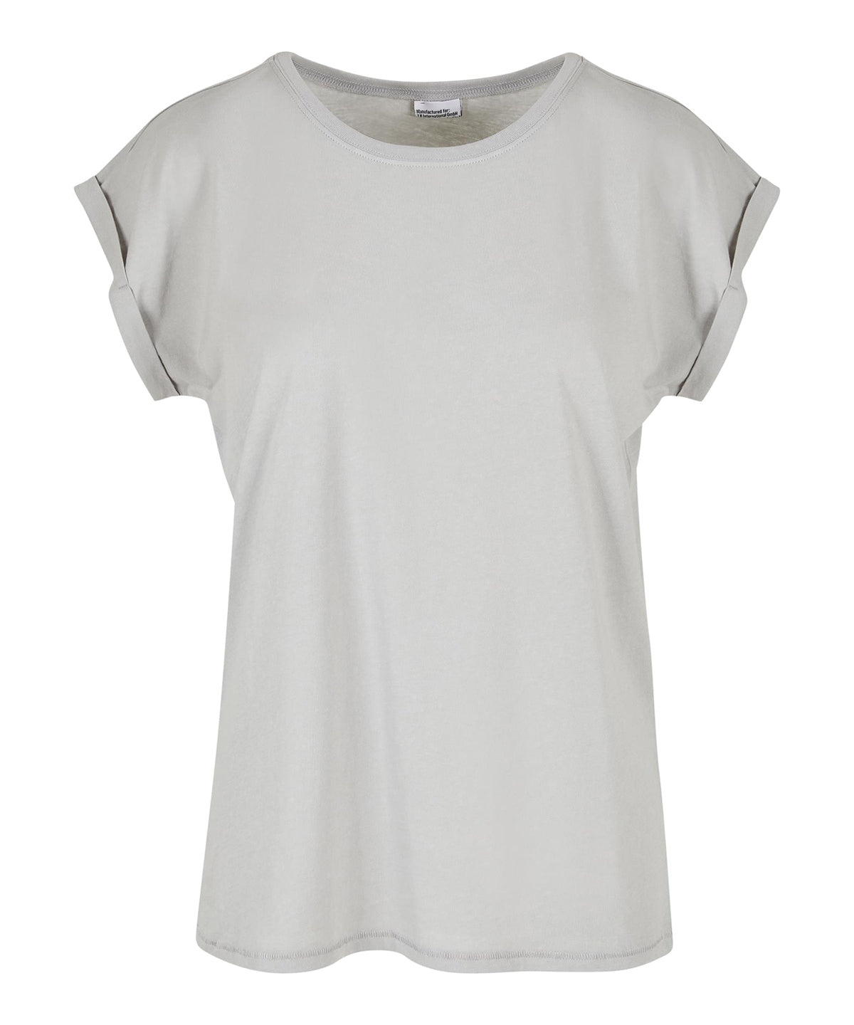 BY021  Women's extended shoulder tee