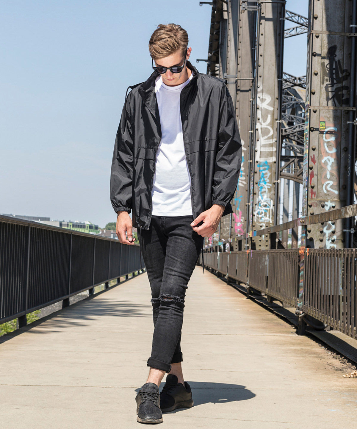 BY078 Nylon windbreaker