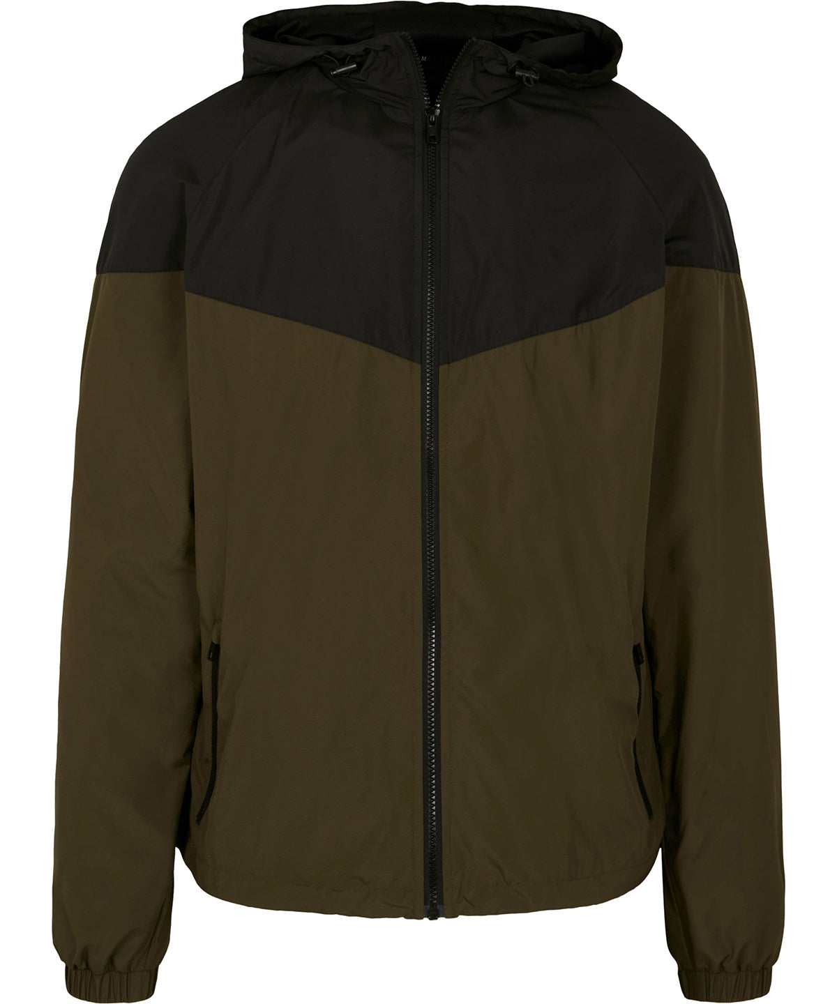 BY129 Two-tone tech windrunner jacket