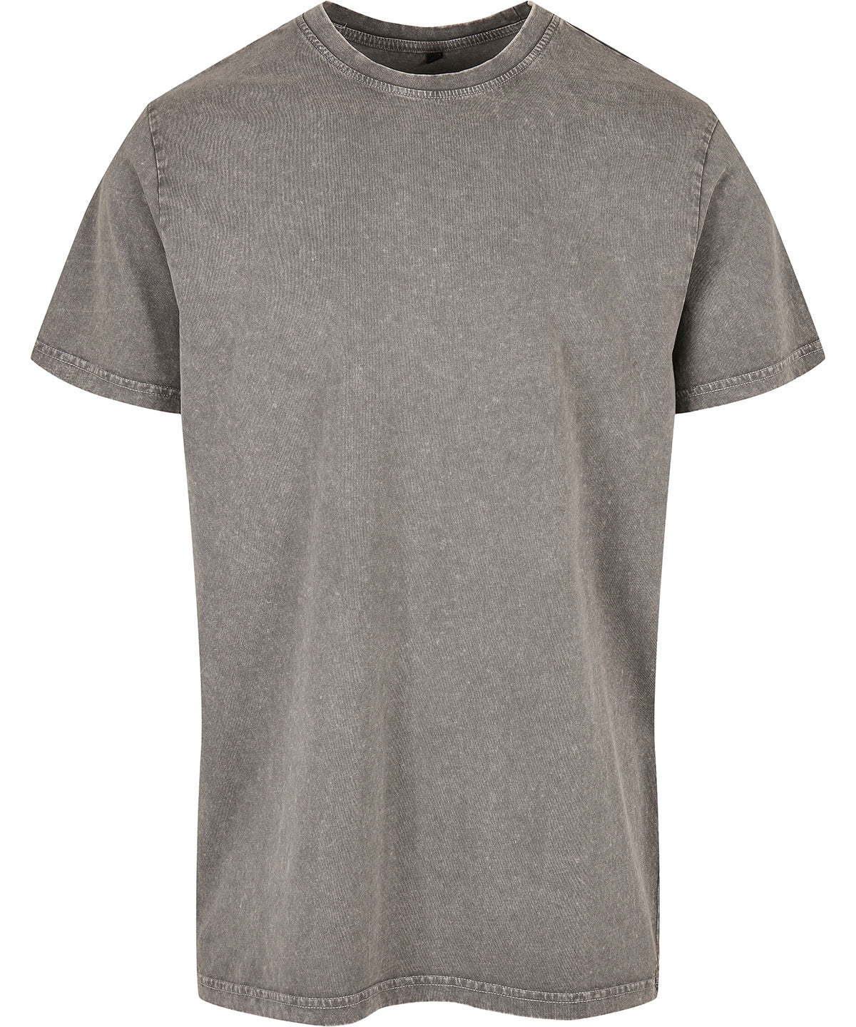 BY190  Acid washed round neck tee
